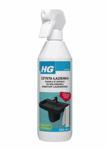 HG Czysta Łazienka pianka do czyszczenia kolorowej armatury 500ml
