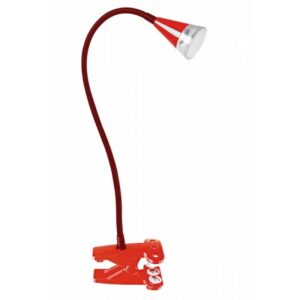 Lampka biurkowa WESTA OSLB LED klips czerwona