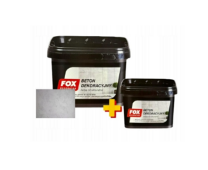 FOX Beton dekoracyjny farba strukturalna 14kg + 4kg